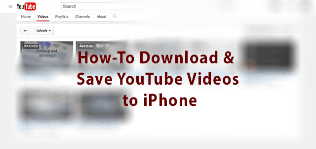 How To Download Youtube Videos Mac Directly